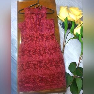 Women's Large GUESS Lace Midi-Dress (Worn Once)!